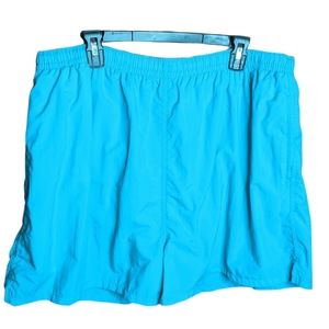 Fast Breakers Vintage Teal Blue Baggies Swim Trunks Shorts Mens Size XL
